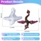 LET'S RESIN Gemstone Dragon Resin Mold, Crystal Winged Dragon Epoxy Resin Molds Silicone, 3D Flying Dragon Toy Silicone Molds for Epoxy Resin, Home Decor, Gifts